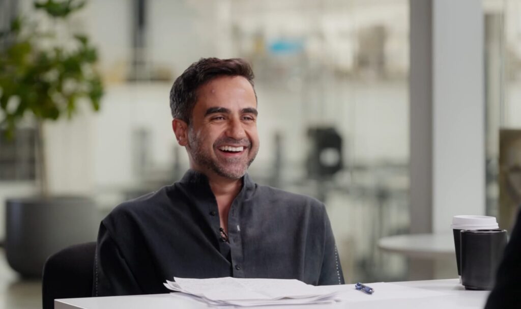 Nikhil Kamath speaking during an interview