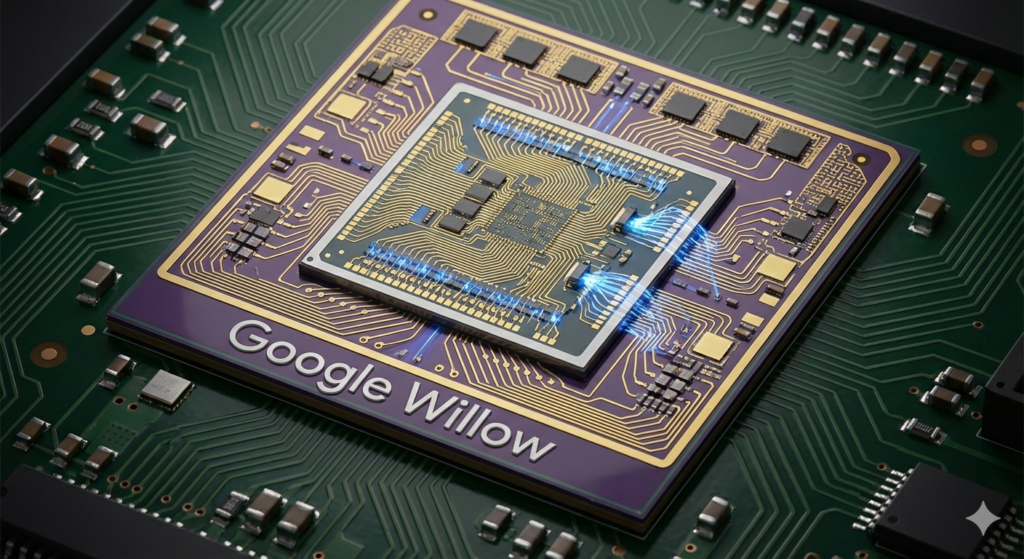 Google Willow quantum computing chip