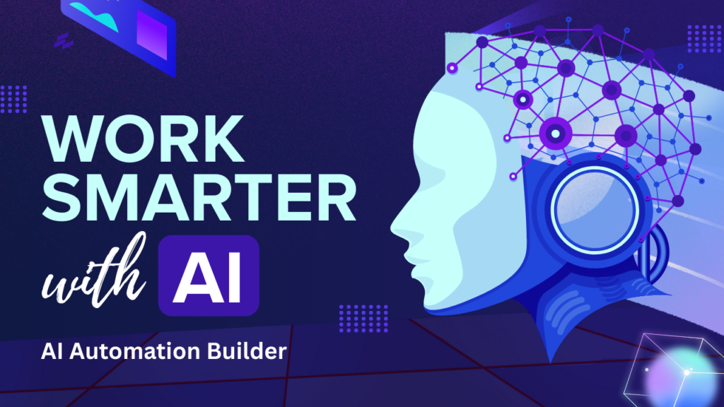 Work smarter with AI – AI Automation Builder illustration