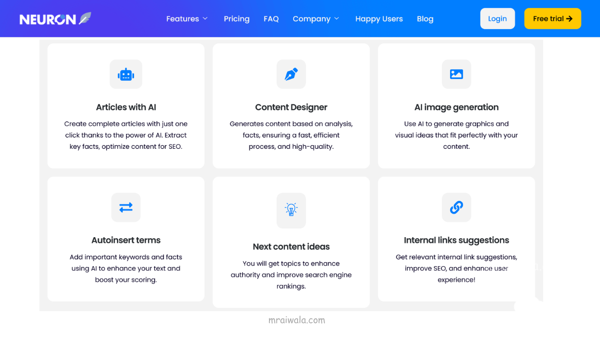 NeuronWriter official dashboard