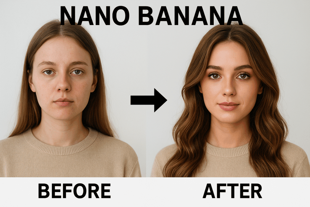 Nano Banana facial expression change image 