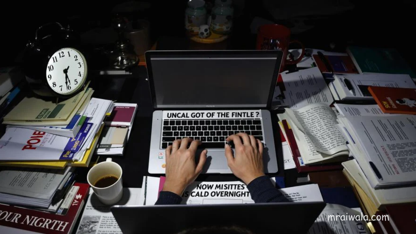 AI tools for students writing research papers on laptop