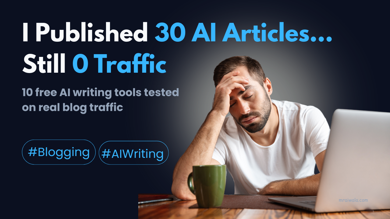 I Tested 10 Free AI Blog Writing Tools. Most Helped Me Write. Only 2 Actually Ranked